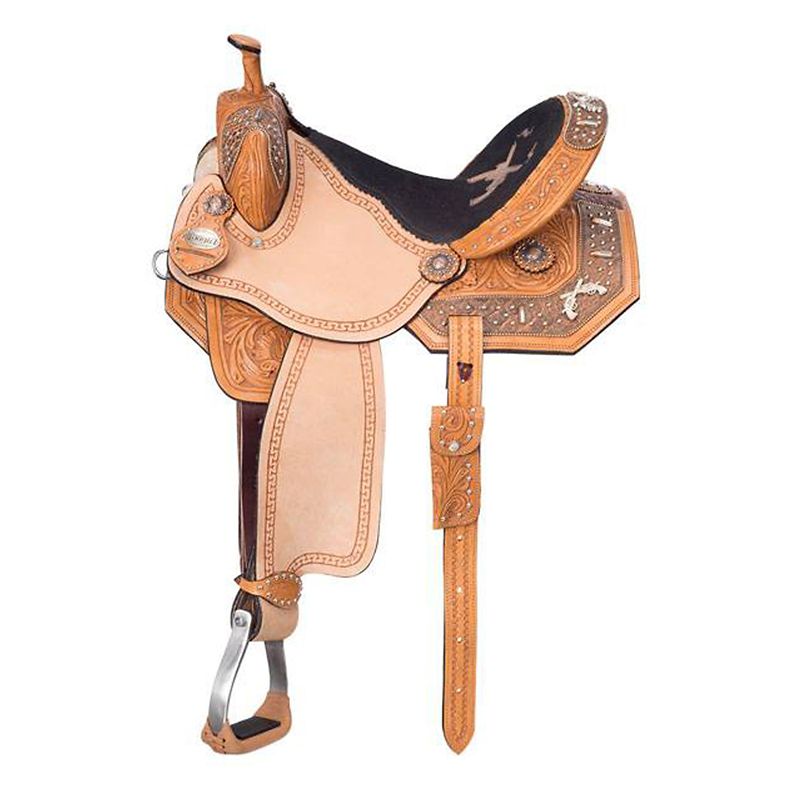 Silver Royal Pistol Annie Barrel Saddle 14 Lt Oil