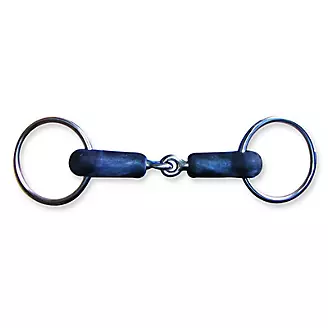 Metalab SS Hard Rubber 17mm Loose Ring Snaffle