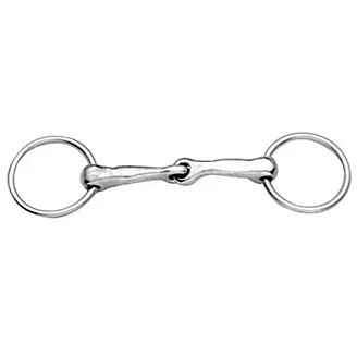 Metalab Malleable Nickle Plate Ring Snaffle