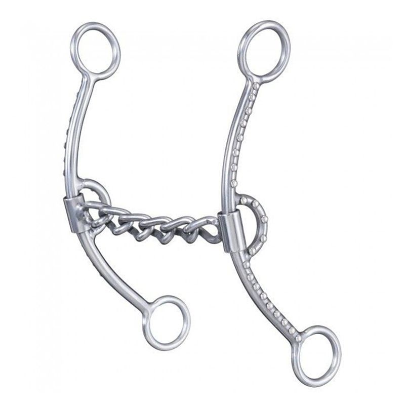 Tough1 Sweet Iron Chain Mouth Lifter Snaffle Bit