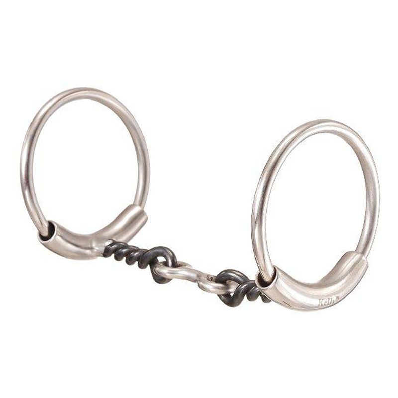 25064-0-0 Tough1 No Pinch 3-Piece Snaffle Bit sku 25064-0-0