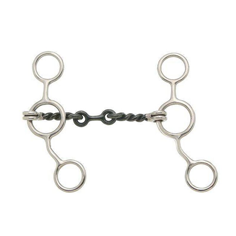 25093-0-0 Tough1 Sweet Iron Dogbone Snaffle Bit sku 25093-0-0