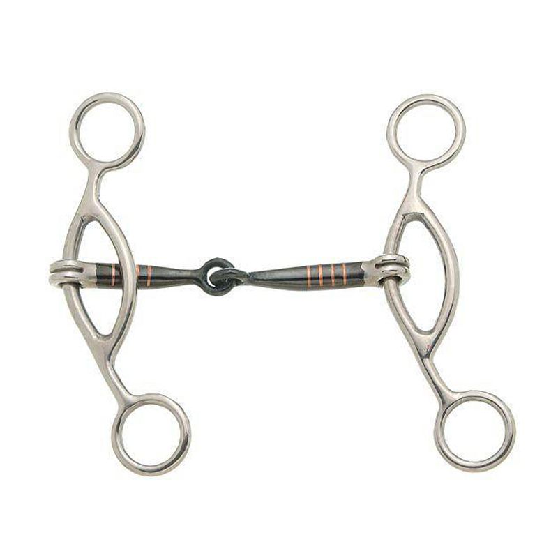 25096-0-0 Tough1 Sweet Iron Gag Snaffle Bit sku 25096-0-0