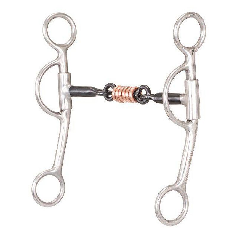 Tough1 Sweet Iron 3-Pc Snaffle Bit with Copper