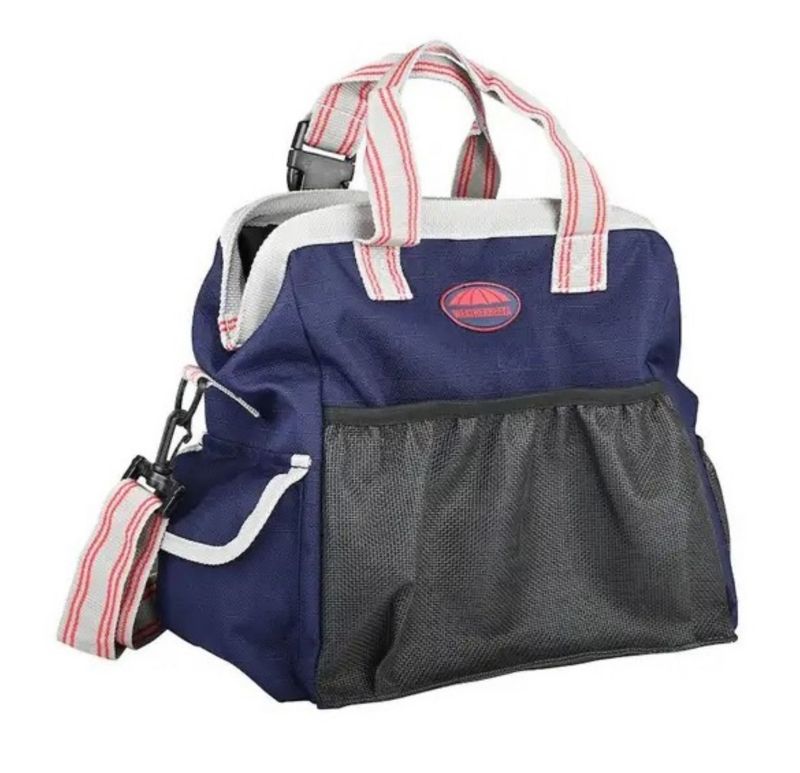Weatherbeeta Grooming Tote Bag Navy/Silver/Red