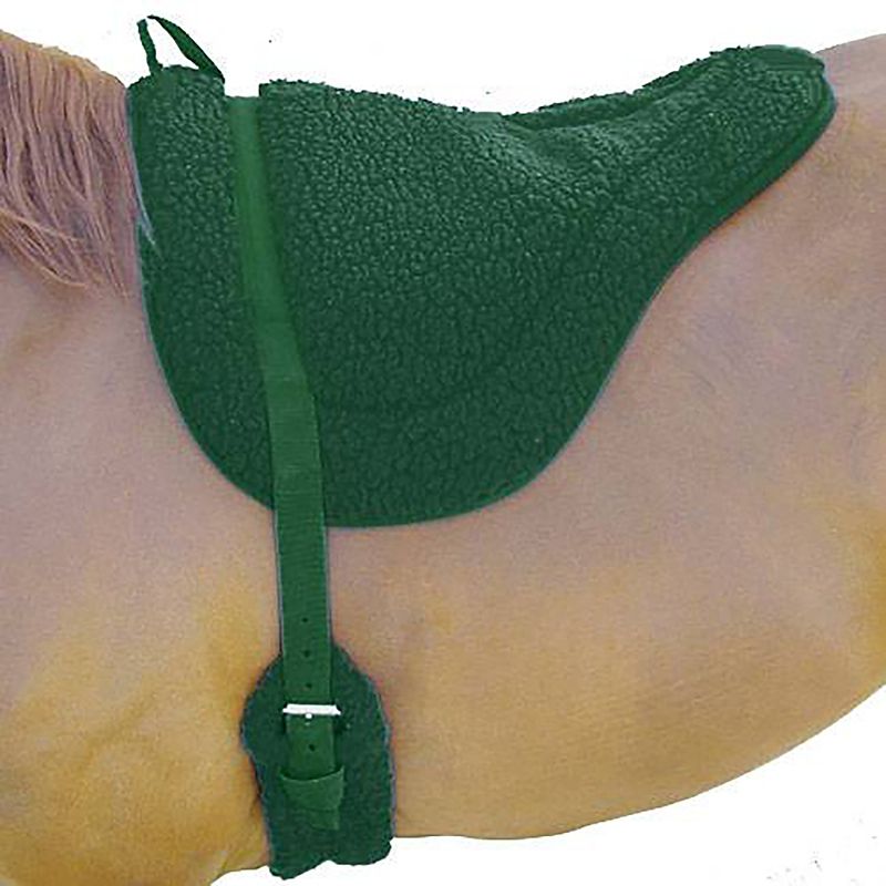 Non Slip Fleece Bareback Pad Green