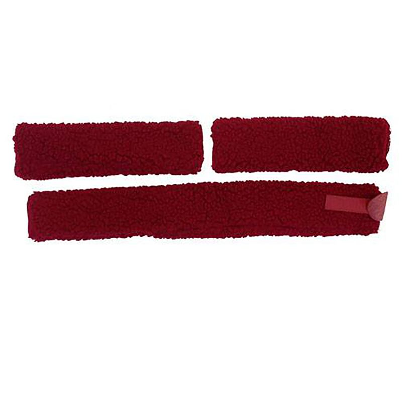 Fleece Martingale Covers Red