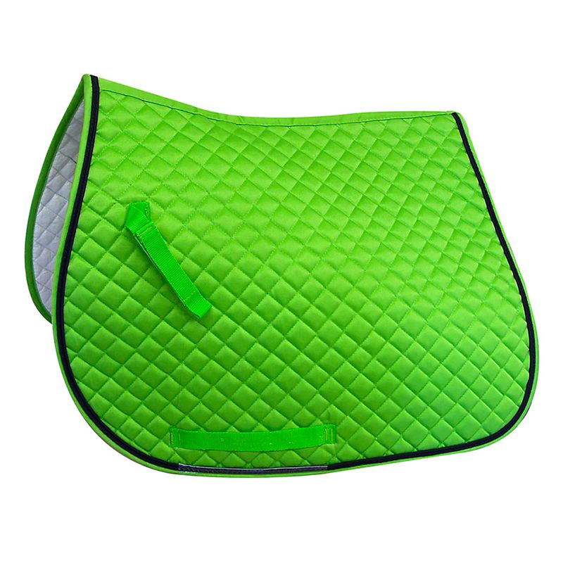 Intrepid Quilted All Purpose Saddle Pad Lime/Black