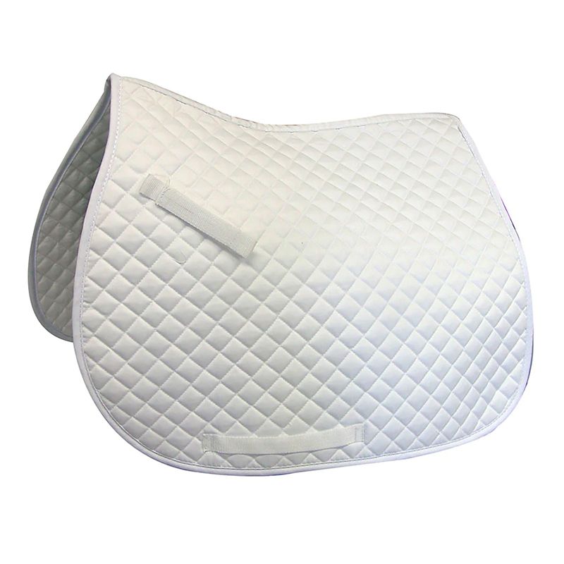 Intrepid Quilted All Purpose Saddle Pad White/No P