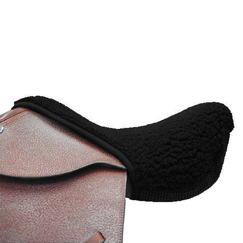 English Non Slip Fleece Seat Saver Standard Black