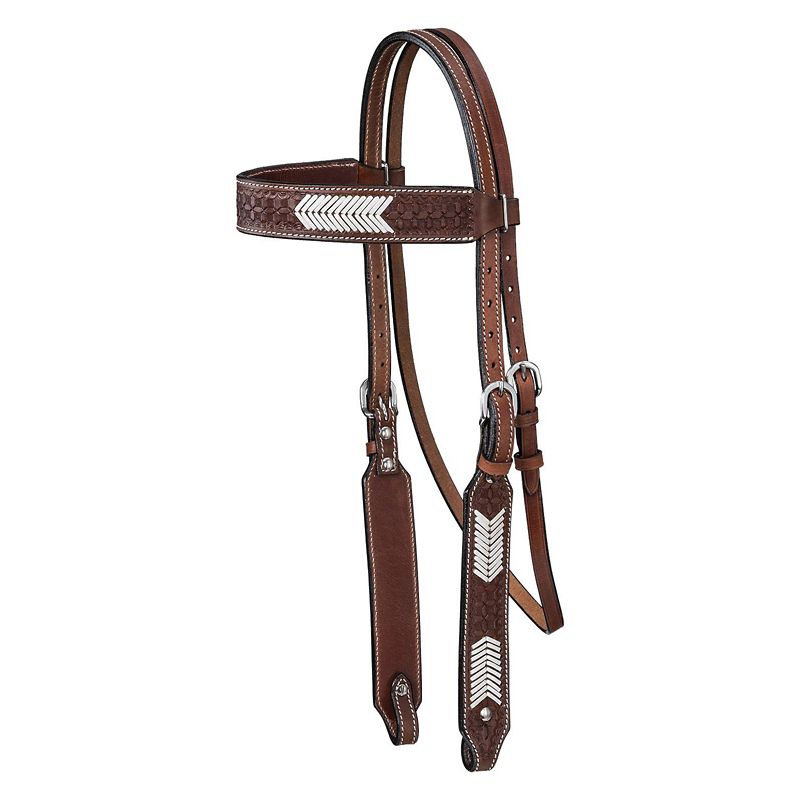 Silver Royal Vaquero Browband Headstall