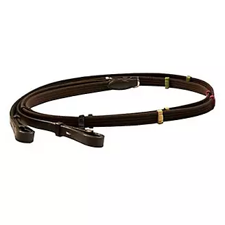 Exselle Elite Web Reins w/ Colored Stops