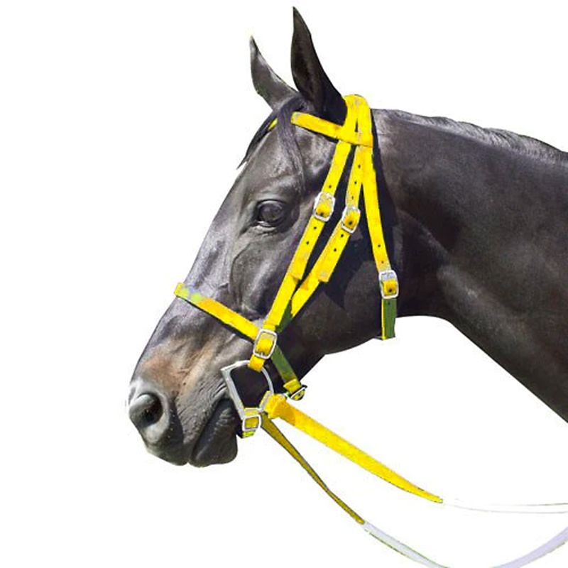 159175Y Intrepid Nylon Racing Bridle Yellow sku 159175Y