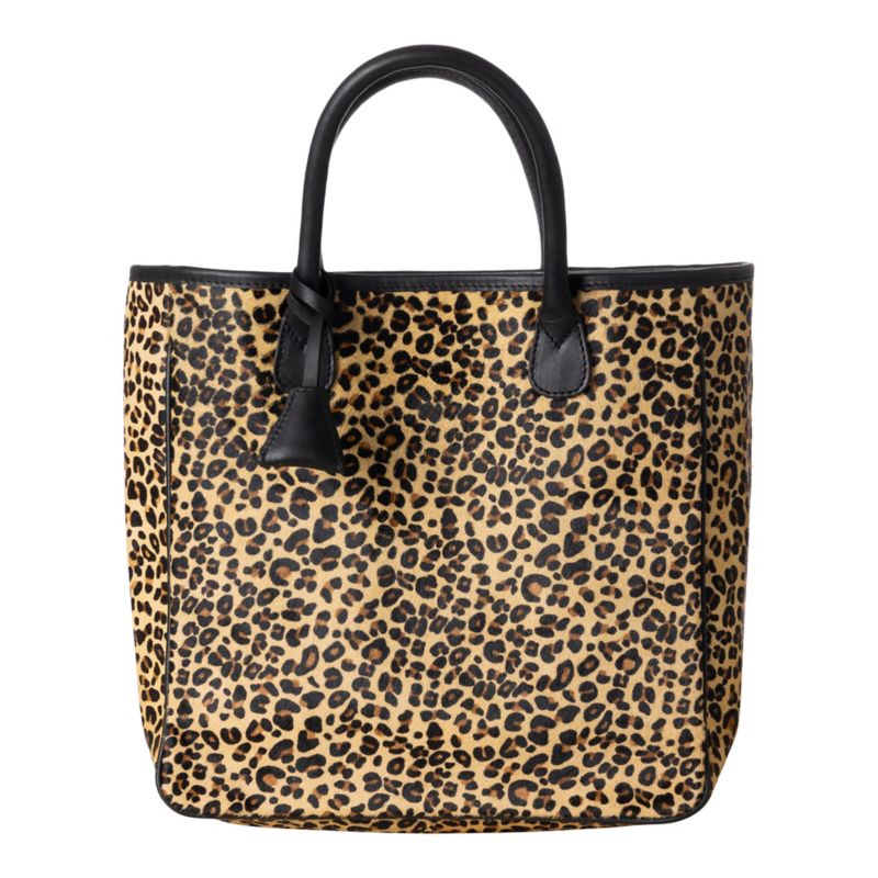 Huntley Equestrian HoH Leather Tote Bag Leopard