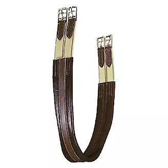 Tory Leather Contour English Girth with Elastic