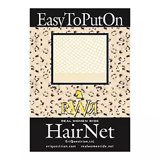 Real Women Ride No Knot Hair Net One Size Platinum