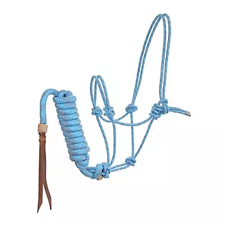Reinsman Premium Two Tone Rope Halter with Lead