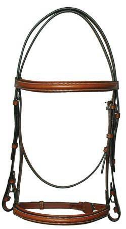 Classic Bridle w/Laced Reins Cob Cognac