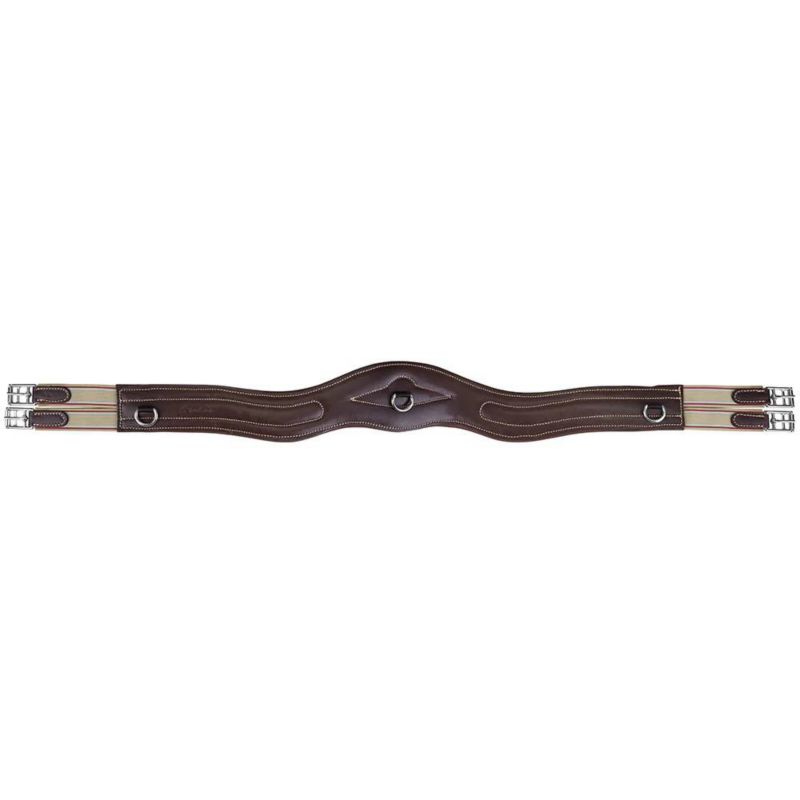 M. Toulouse Leather Girth Anatomic 38 Chocolate