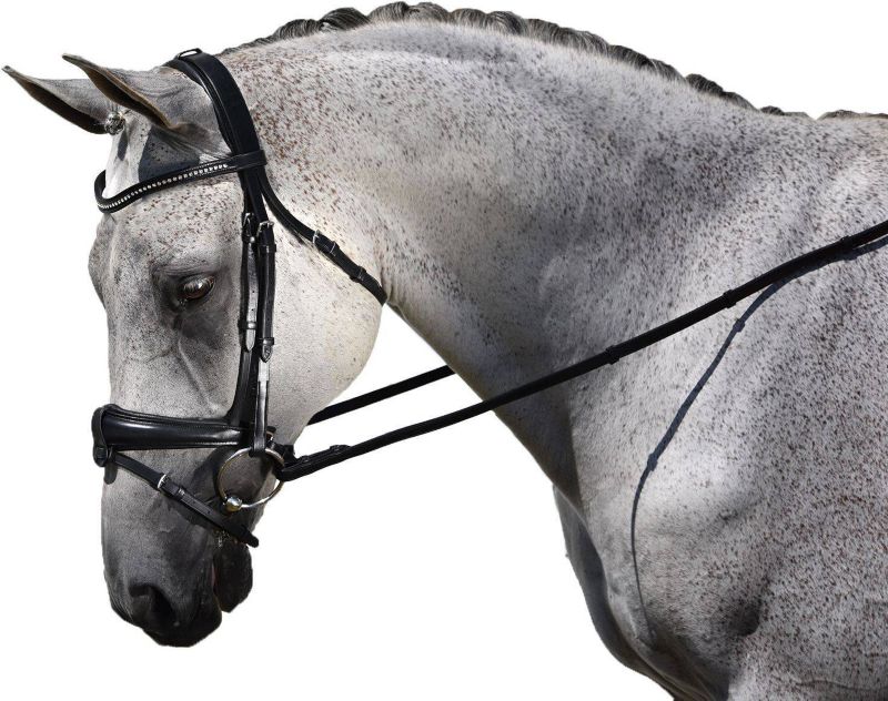 M. Toulouse Harmony Dressage Bridle Cob Black