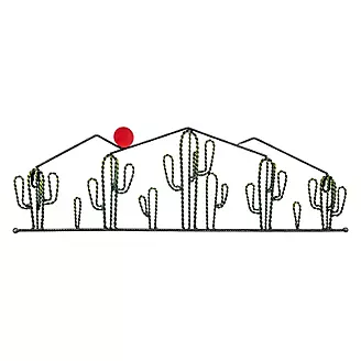 Gift Corral Cacti and Mountains Wall Hook