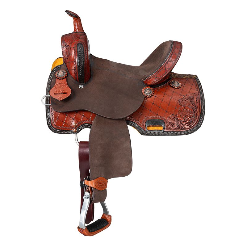 Silver Royal Youth Webber Barrel Saddle 10