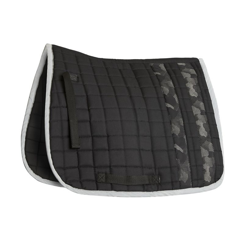 Horze Luminox Saddle Pad W/Reflective Print Black