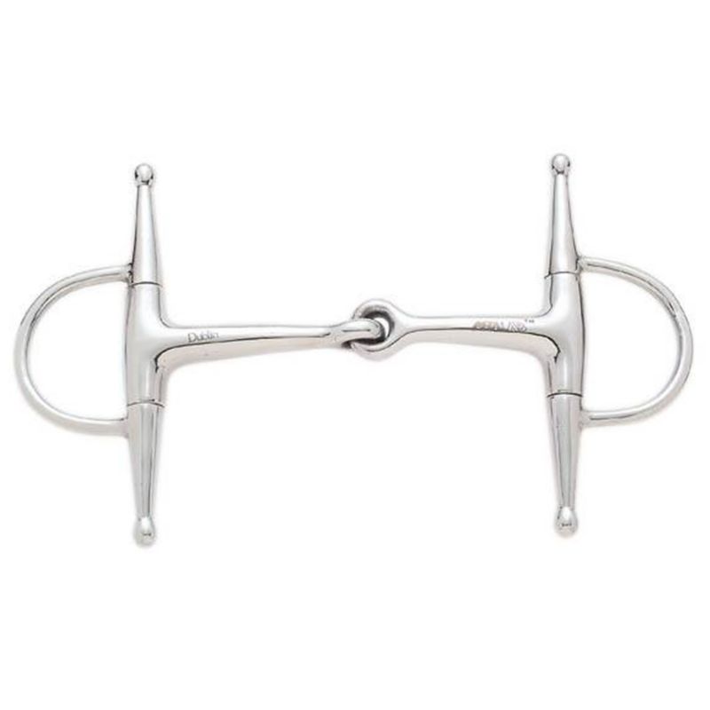 Korsteel Jointed Short Full Cheek Snaffle Bit 4 3/