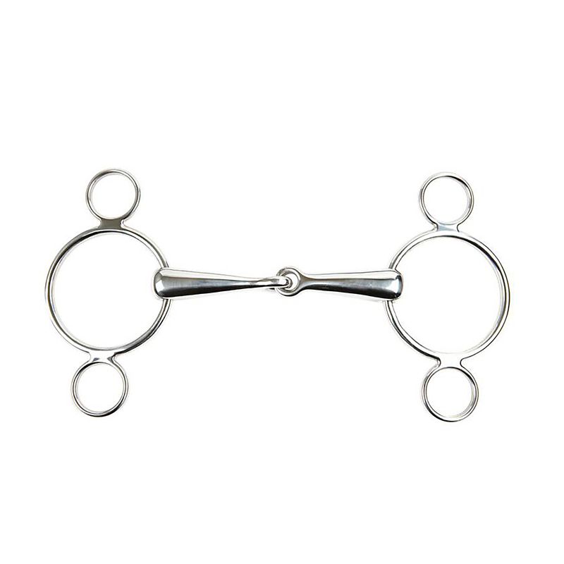 Korsteel Joint Mouth 3 Ring Continent Gag Bit 5 3/