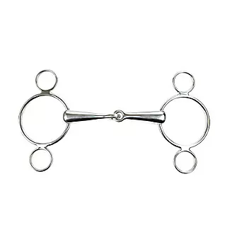 Korsteel Joint Mouth 3 Ring Continent Gag Bit