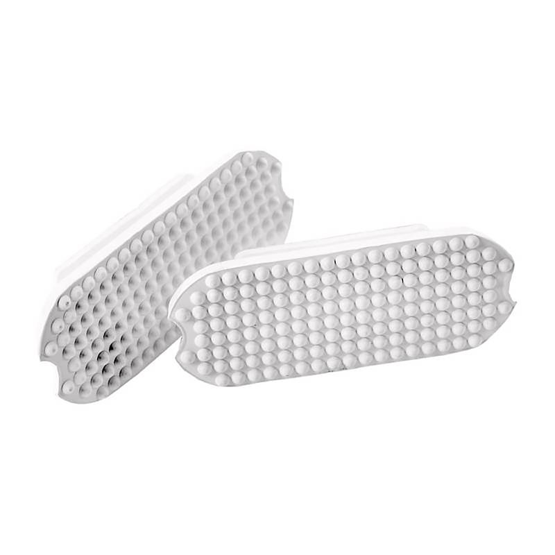 Horze Rubber Stirrup Pads 4 1/3 White