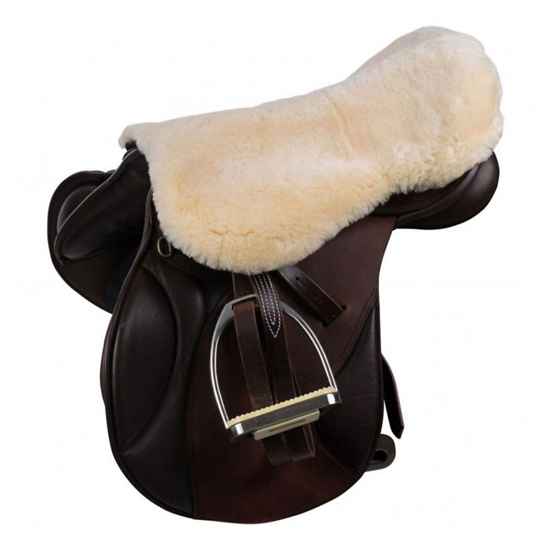 Horze Harleigh Sheepskin Seat Warmer L Off-White