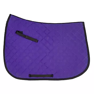 Gatsby Basic All Purpose Saddle Pad Purple/Black