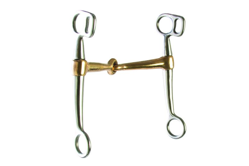 Western SS Copper Snaffle Tom Thumb Bit