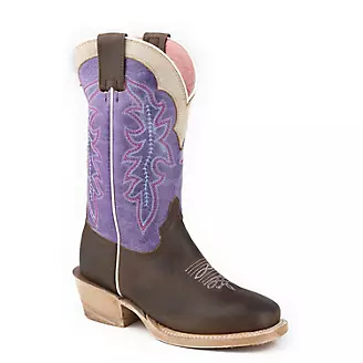 Roper Childs Lilac Square Toe Boots