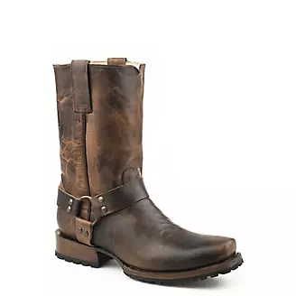Stetson Mens Heritage Harness Boots
