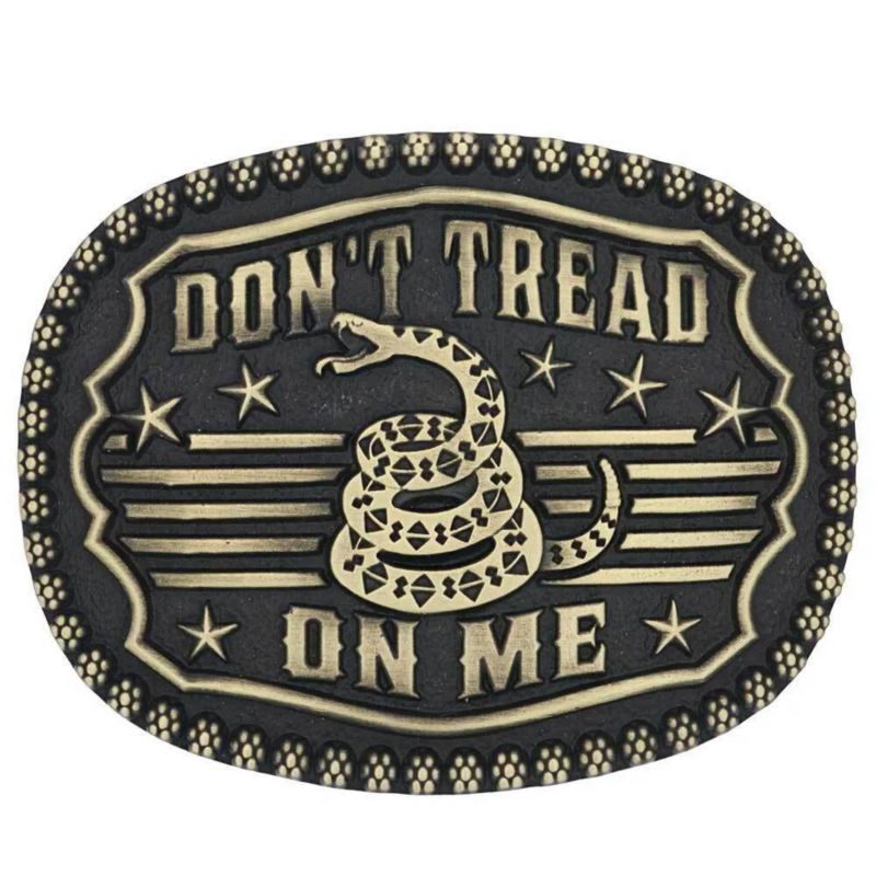 Montana Silversmiths Gadsden Snake Heritage Buckle