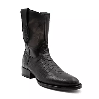 Ferrini Mens Winston Rnd Toe Boots 10.5 D Black