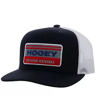 Hooey Horizon 6 Panel Trucker Hat Navy/White