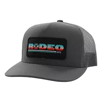 Hooey Rodeo 5 Panel Trucker Hat Grey