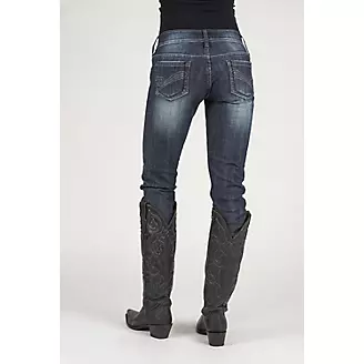 Stetson Ladies S Pocket Straight Leg Jeans