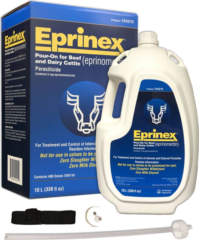 Eprinex Pour On Dewormer For Cattle 10 L -  BRADLEY CALDWELL, INC, 150203