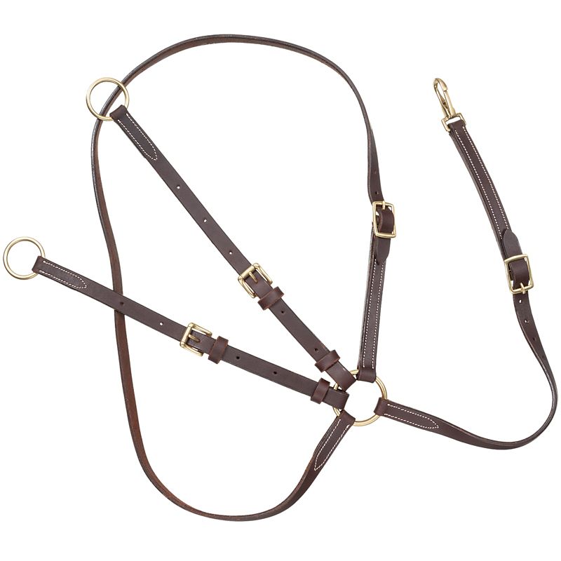 Tough1 Harness Leather Martingale