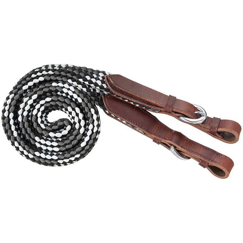 Tough1 5ft Flat Braided Trail Reins