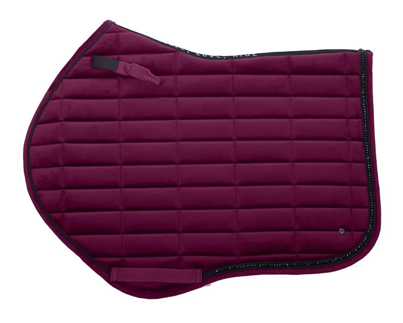 QHP Astana Crystal AP Saddle Pad Full Raspberry