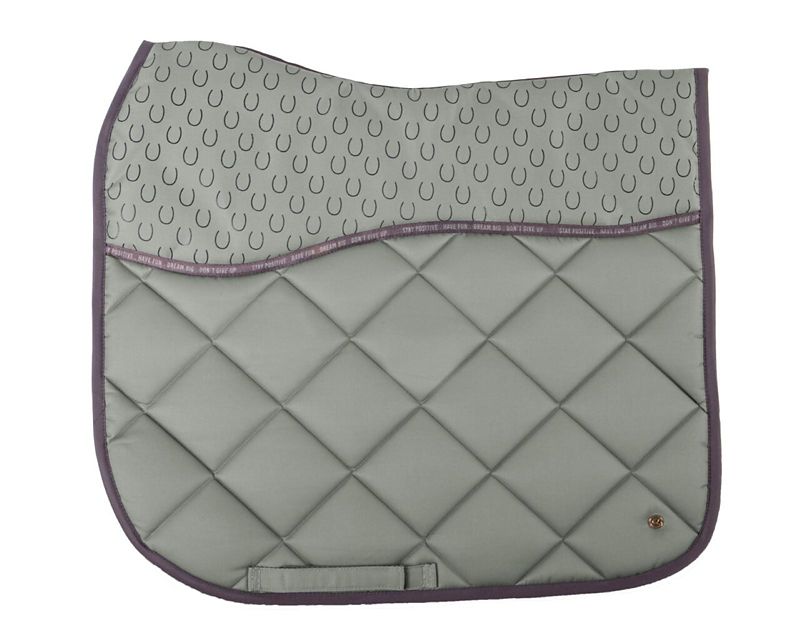 QHP Equestrian Dream Dressage Pad Pony Dusty Olive