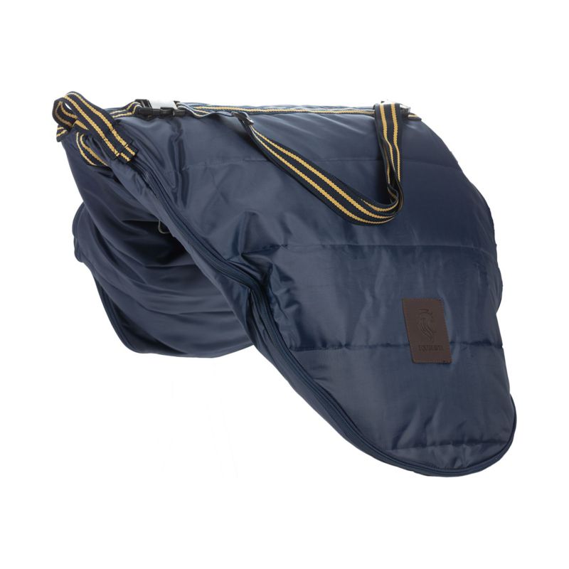 Equinavia Darby Saddle Bag Navy/Gold