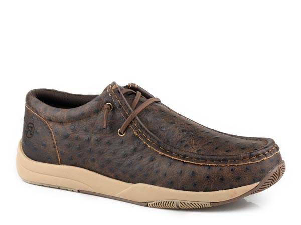 Roper Chukka Boots Men\'s Size 7.5 D Brown Clearcut Low Leather SALE Roper® Men main image 3