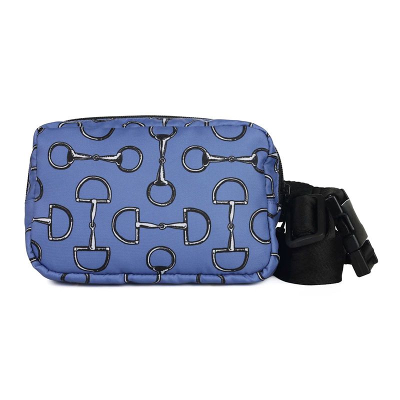 AWST Lila Vintage Snaffle Crossbody Bag Blue