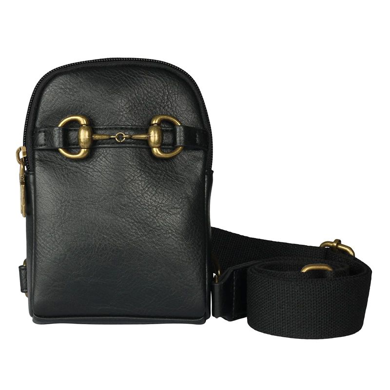 AWST Snaffle Bit Crossbody Phone Bag Black